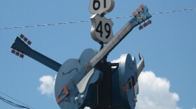 "The Crossroads", where Robert Johnson supposedly sold his soul to the Devil in exchange for mastery of the blues, according to the legend. It is the intersection of U.S. Routes 61 and 49, at Clarksdale, Mississippi, United States.