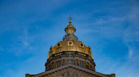 Iowa'c Capitol during the late afternoon