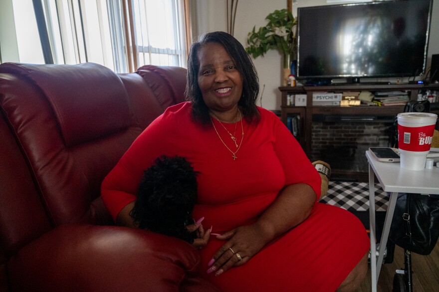 Celita Flowers, of Waterloo, Iowa, participated in Iowa's Return to Community program following a hospitalization for COVID-19 and pneumonia. The program helped set up Flowers with housekeeping services because her health issues did not allow her to deep clean her house.