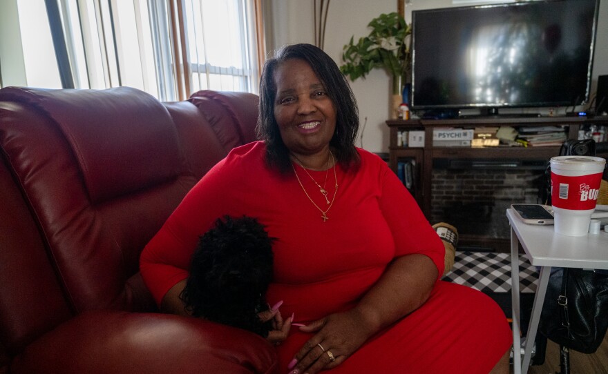 Celita Flowers, of Waterloo, Iowa, participated in Iowa's Return to Community program following a hospitalization for COVID-19 and pneumonia. The program helped set up Flowers with housekeeping services because her health issues did not allow her to deep clean her house.