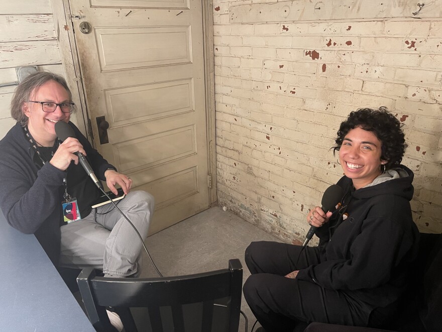 Sometimes we don't like to meet our heroes. Indigo De Souza is an absolutely lovely person to meet, if you were wondering. It was a pleasure to be able to talk with her at The Englert Theatre.