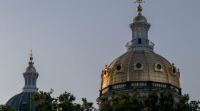 Top of Iowa Capitol building 