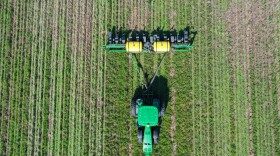 A farmer plants corn into a stand of a cover crop in Indiana on May 4, 2023. The USDA added two sections covering credit and socially disadvantaged producers in it's annual America’s Farmers and Ranchers at a Glance report. 