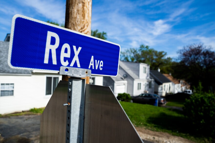 Homes line Rex Avenue on Friday, April 21, 2023, in Breckenridge Hills, Mo.