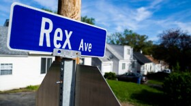 Homes line Rex Avenue on Friday, April 21, 2023, in Breckenridge Hills, Mo.