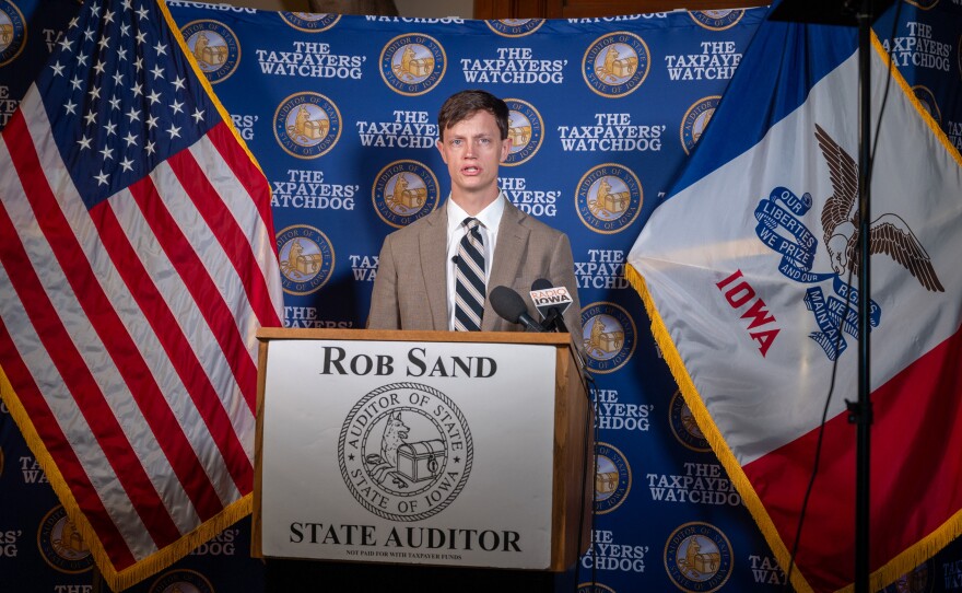 State Auditor Rob Sand said he's concerned about the length of time it has taken the attorney general's office to conduct its review of a controversial pause on reimbursing emergency contraception for rape victims.