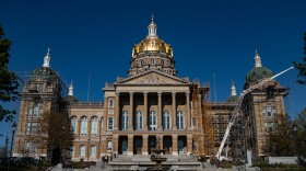 Iowa's Capitol in the final week of the 2023 legislative session.