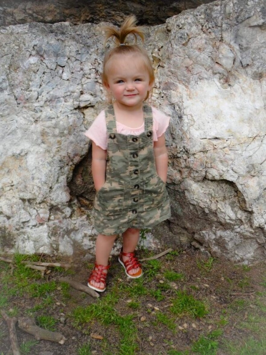 Clesslynn Crawford, age 2, was the daughter of Taylor Shutte and Eli Crawford.