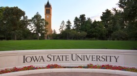 A photo of Iowa State University's campus.