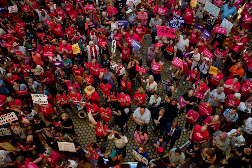 In a special legislative session that lasted around 15 hours, Republican lawmakers passed a "fetal heartbeat" bill that would effectively ban abortion after six weeks. Hundreds of Iowans rallied at the Capitol Tuesday in protest and support of the legislation.