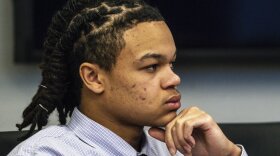 Preston Walls appears in court at the Polk County Courthouse, Aug. 31, 2023, in Des Moines. A jury has found the Iowa teenager guilty of second-degree murder and voluntary manslaughter in the deaths of two students that he shot at a Des Moines alternative school earlier this year. Jurors on Thursday Sept. 14, 2023 found Walls guilty of two counts of first-degree murder in the deaths of 18-year-old Gionni Dameron and 16-year-old Rashad Carr at the Starts Right Here program on Jan. 23.