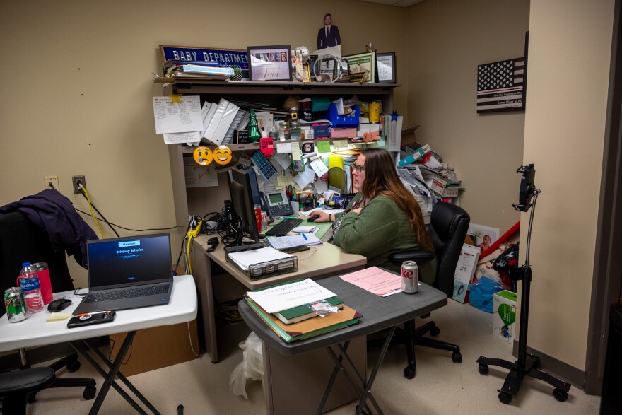 Jenn Mewes, who oversees Iowa Specialty's OB unit, has been with the rural hospital nearly three decades. She's seen the hospital's births increase from fewer that 100 in the 1990s to around 600 in recent years.