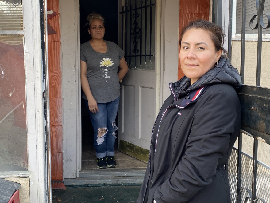  Marisela Orozco is letting her sister, Marissa, 45, live in the house she thought she would own after making almost four years of payments. Marissa lives there today rent free, but pays the property taxes and keeps the place up. They both worry the owner could return with the title and evict them. They would have no option but to vacate the house.