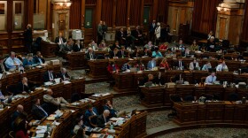 The Iowa House of Representatives seated. 