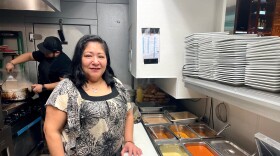 Brenda Rodriguez poses for a photo in her restaurant Señor Tequila in Des Moines. It was technically her day off, but she still came in to check on things and for an investor meeting later in the day. She said the hardest part about opening a business during the pandemic was finding staff.