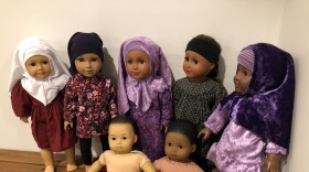 Iowa Native Kate Hoch refurbishes dolls and designs and creates culturally-specific clothing for them to donate to refugee children from Afghanistan. She sews modest clothes and hijabs and khimars so the children can have toys they can relate to as they settle in to a new life.